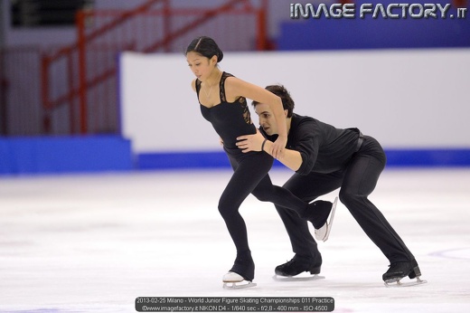 2013-02-25 Milano - World Junior Figure Skating Championships 011 Practice